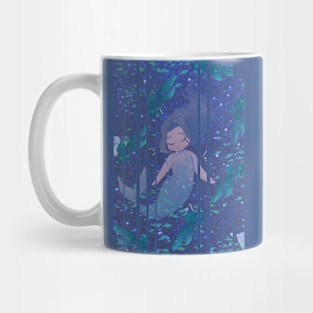 Valentines day cute mermaid Mug